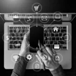 A Best digital marketer in Wayand on working mobile and laptop